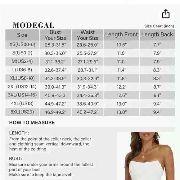 Strapless Open Back Boned Mesh Bustier Zip Back Corset Bodycon top Size L - Picture 10 of 12